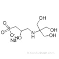 Acide 1-propanesulfonique, 2-hydroxy-3 - [[2-hydroxy-1,1-bis (hydroxyméthyl) éthyl] amino] -, sel de sodium CAS 105140-25-8